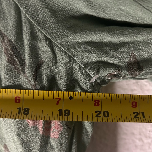 BP Lace Trim Long Sleeve Babydoll MIDI Dress 1X Floral Boho Fairy Y2K Romantic - Picture 4 of 12